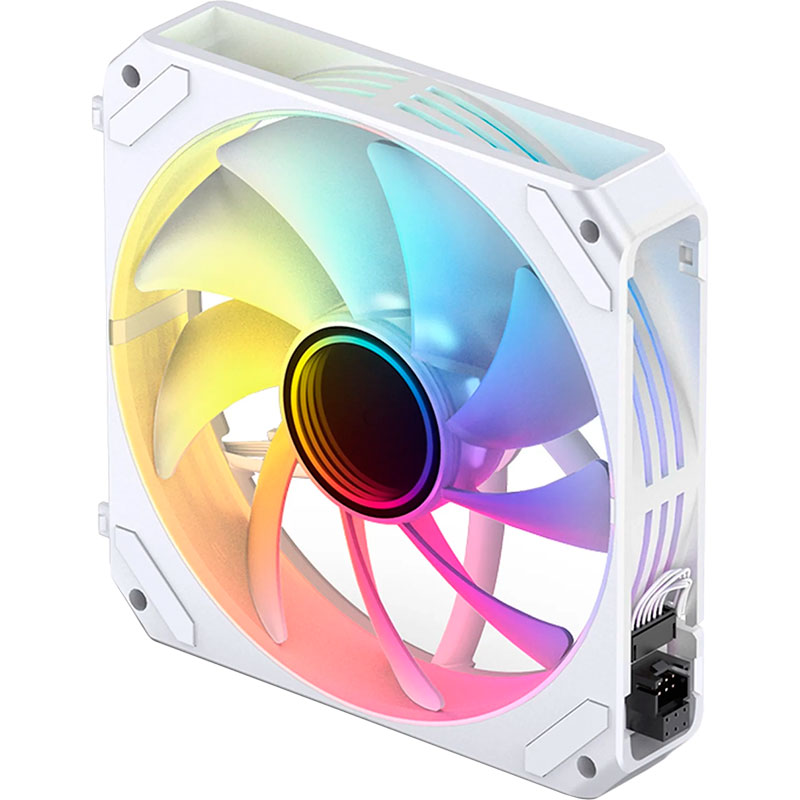 Фото Набор кулеров корпусных JONSBO ZG-120WR (3in1) White 120mm