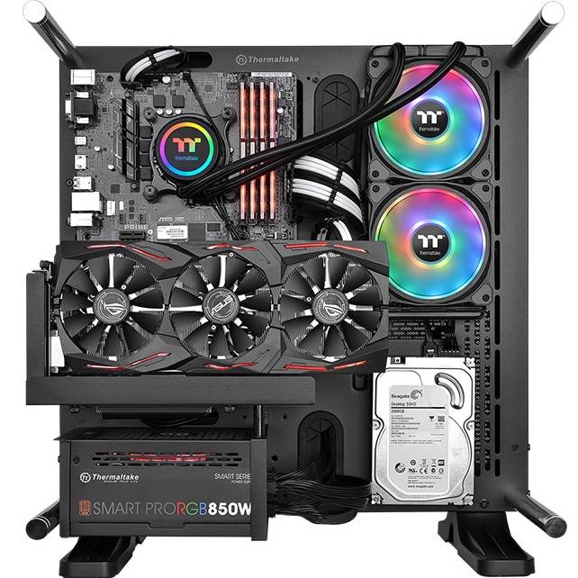 Система водяного охлаждения THERMALTAKE Floe DX RGB 280 TT Premium Edition/RiingDuo RGB Fan 140x2 (CL-W257-PL14SW-A) Для сокета 2011