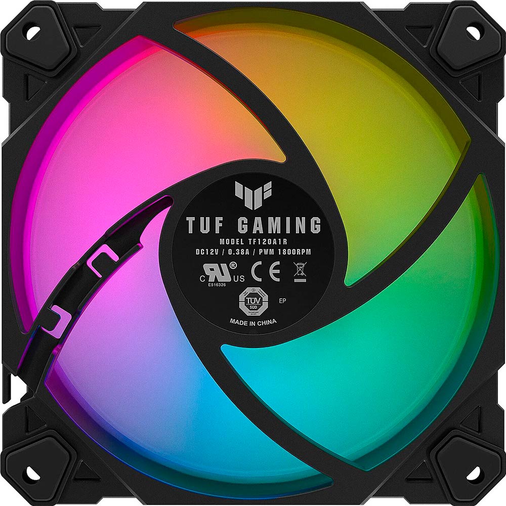 Кулер корпусный ASUS TUF GAMING TF120 ARGB (90DA0030-B09000) Диаметр вентилятора, мм 120