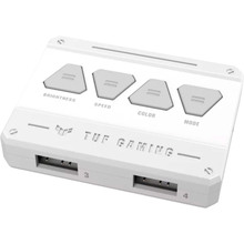 Набір кулерів корпусних ASUS TUF GAMING TF120 ARGB 3IN1 WHITE (90DA0033-B09030)