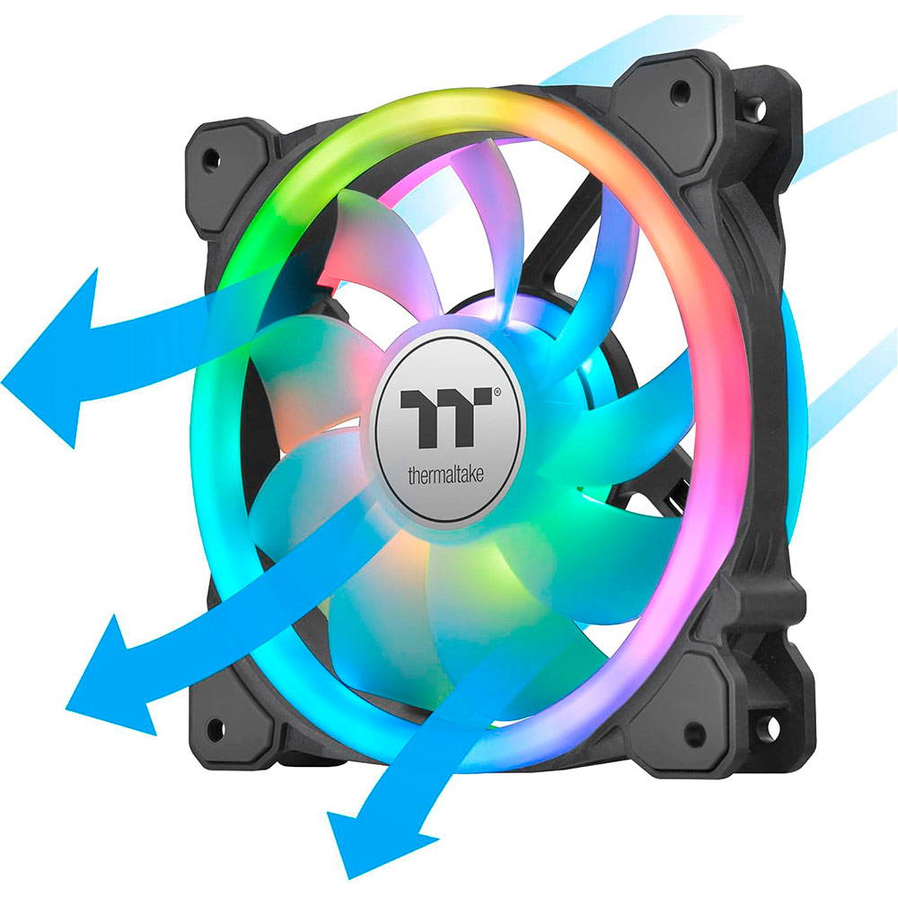 Набор кулеров корпусных THERMALTAKE SWAFAN 14 RGB Radiator Fan TT Premium Edition 3-Fan Pack (CL-F138-PL14SW-A) Диаметр вентилятора, мм 140