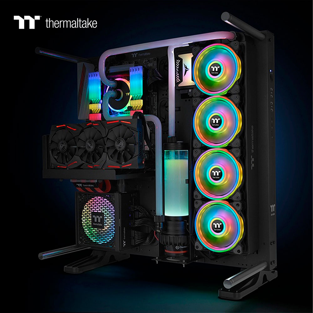 Кулер корпусний THERMALTAKE Riing Quad 12 RGB Radiator Fan TT Premium Edition Діаметр вентиляторав, мм 120