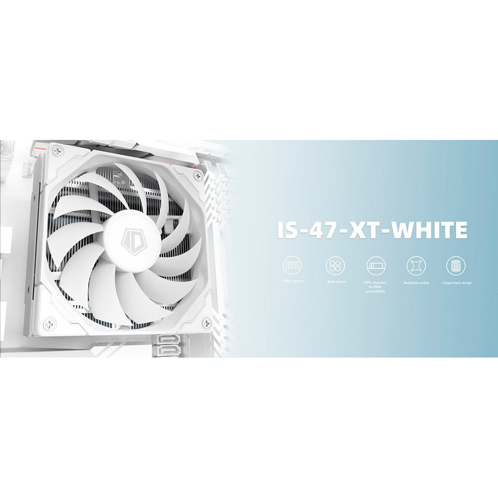 Фото Кулер процесорний ID-COOLING IS-47-XT White