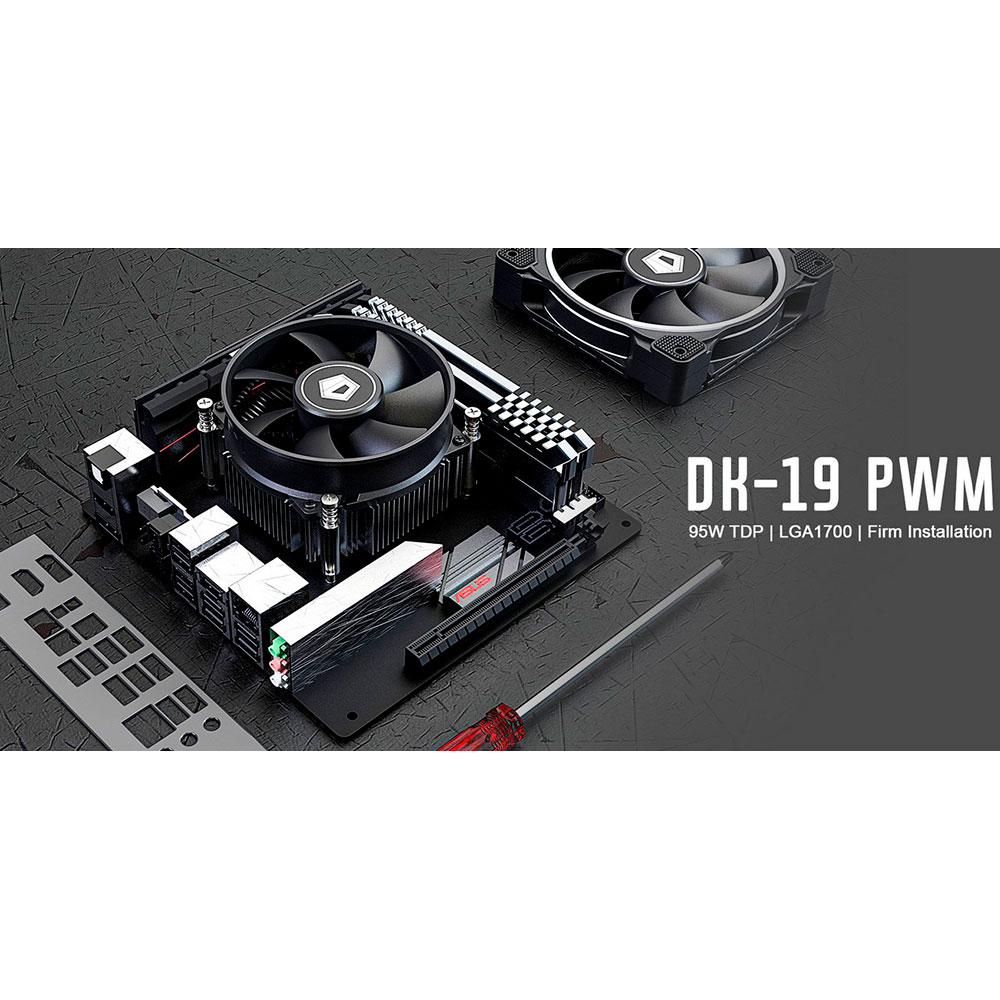 Фото Кулер процесорний ID-COOLING DK-19 PWM