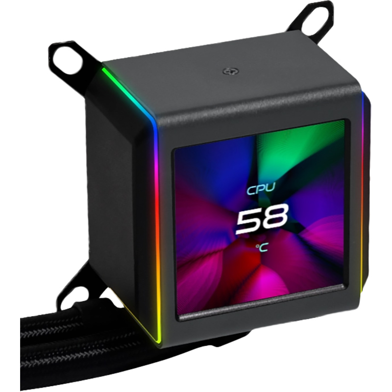 Система водяного охлаждения LIAN LI Galahad II LCD SL-INF 360 Black (G89.GA2ALCD36INB.00) Назначение для процессора