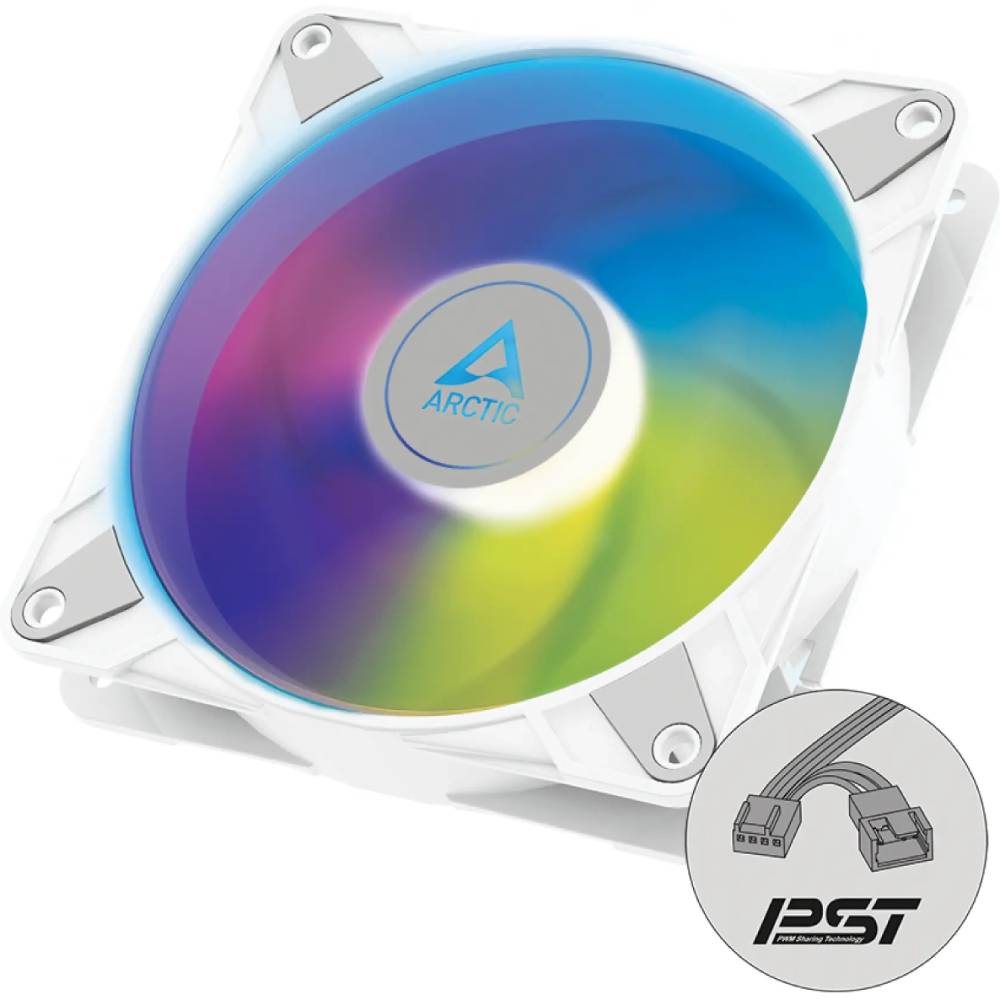 Кулер корпусный ARCTIC P12 PWM PST A-RGB White (ACFAN00254A) Подшипник гидродинамический