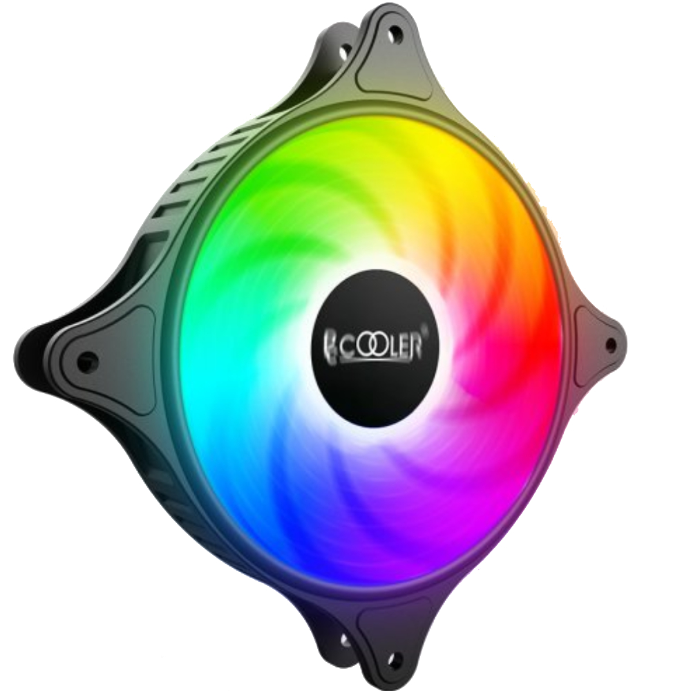 Кулер корпусный PCCOOLER 120 mm FX 120 ARGB BK Назначение для корпуса