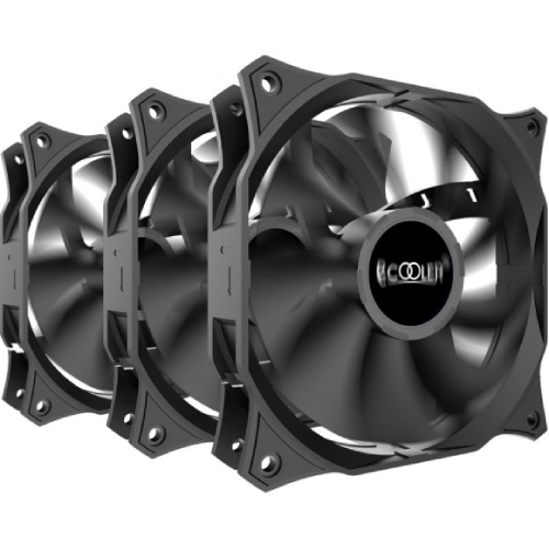 Набор кулеров корпусных PCCOOLER 120 mm DN 120 BK 3 шт
