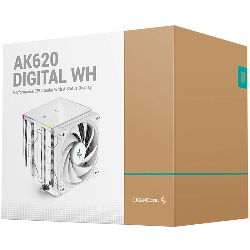 Зображення Кулер процесорний DEEPCOOL AK620 Digital WH (R-AK620-WHADMN-G)