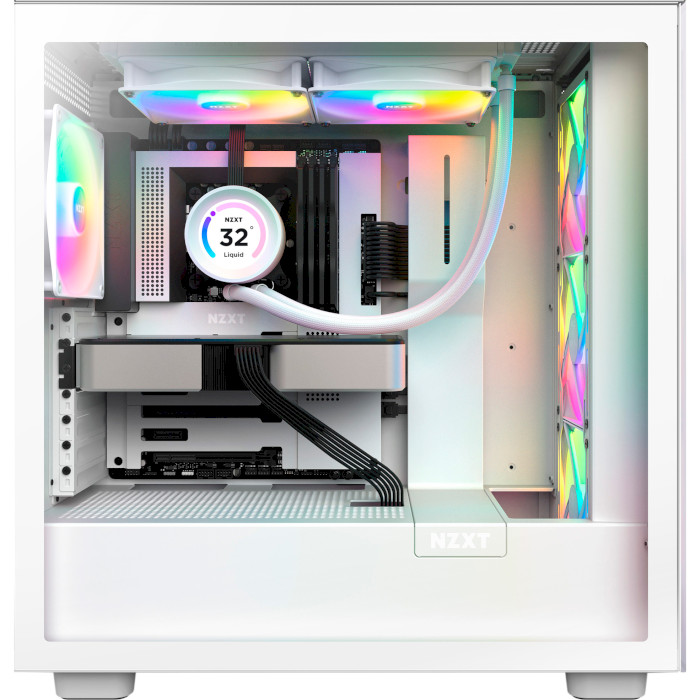 Система водяного охолодження NZXT Kraken Elite RGB 280mm AIO кухонний кулер W/Displa RGB Fans White (RL-KR28E-W1) Для сокета 1700