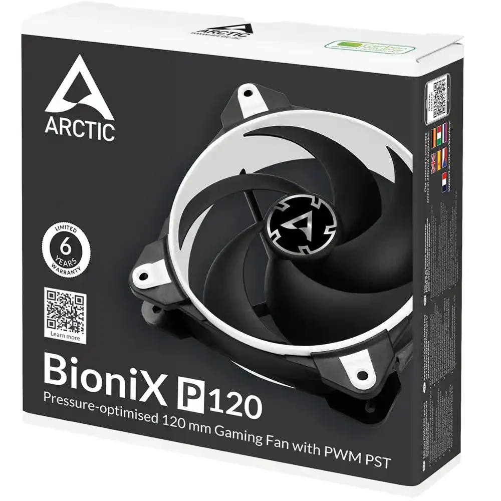 Кулер корпусный ARCTIC BioniX P120 PWM PST (ACFAN00116A) Конструкция системы охлаждения кулер