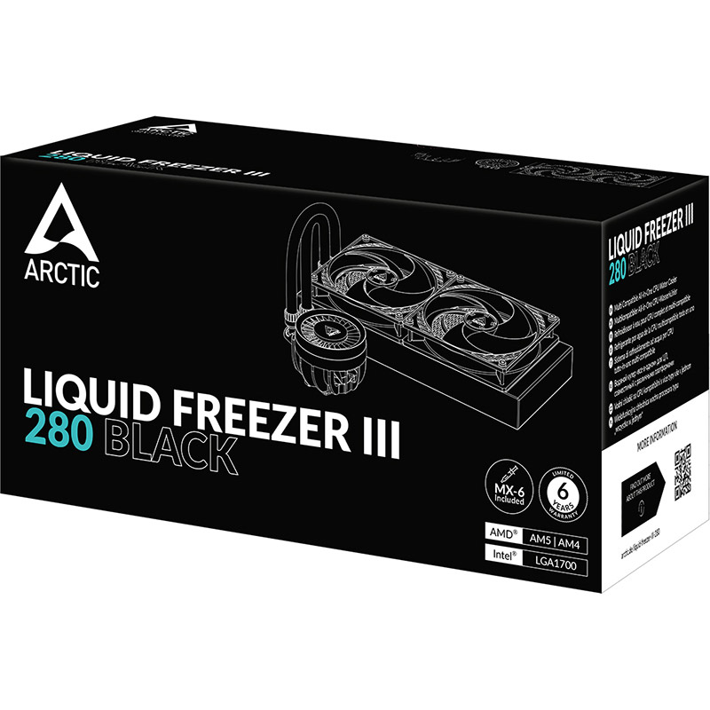 Внешний вид Система водяного охлаждения ARCTIC Liquid Freezer III - 280 (ACFRE00135A)