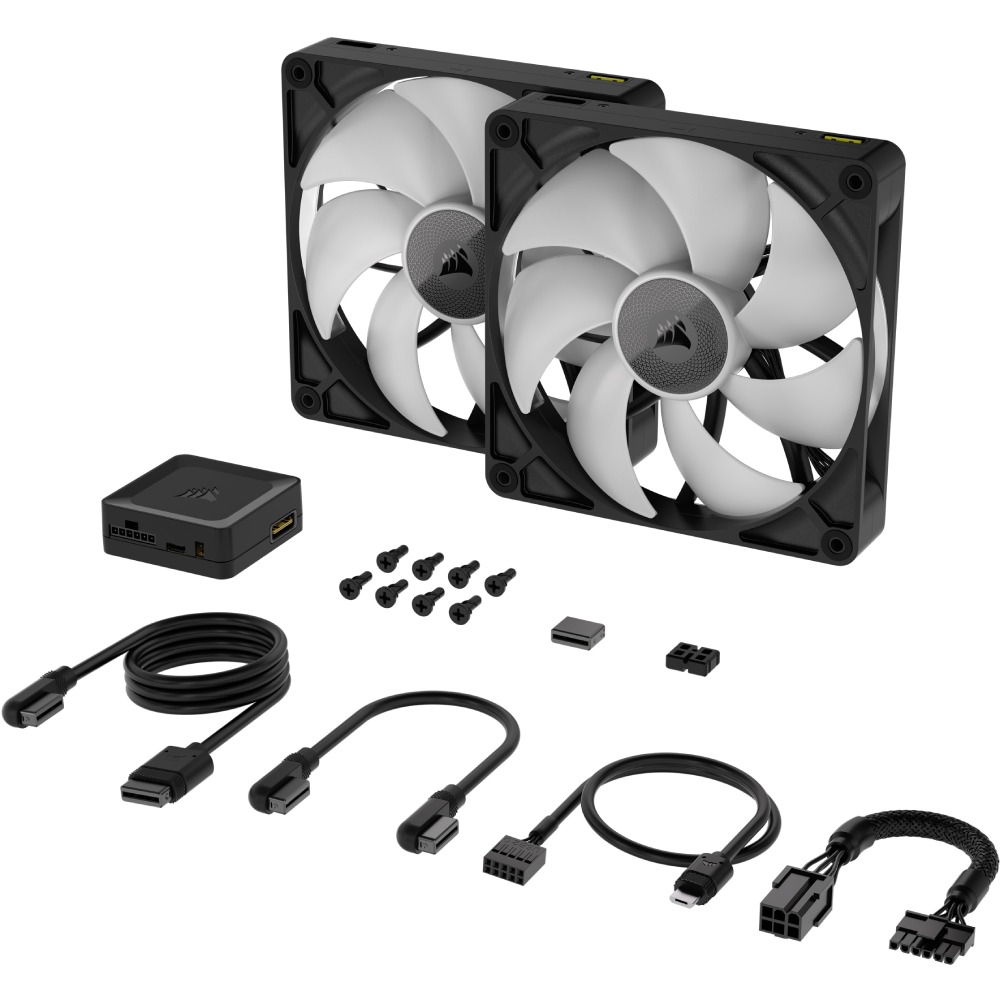 Набір корпусних кулерів CORSAIR iCUE Link RX140 RGB PWM Dual Pack (CO-9051020-WW) Призначення для корпусу