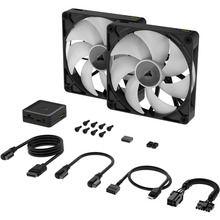 Набір корпусних кулерів CORSAIR iCUE Link RX140 RGB PWM Dual Pack (CO-9051020-WW)