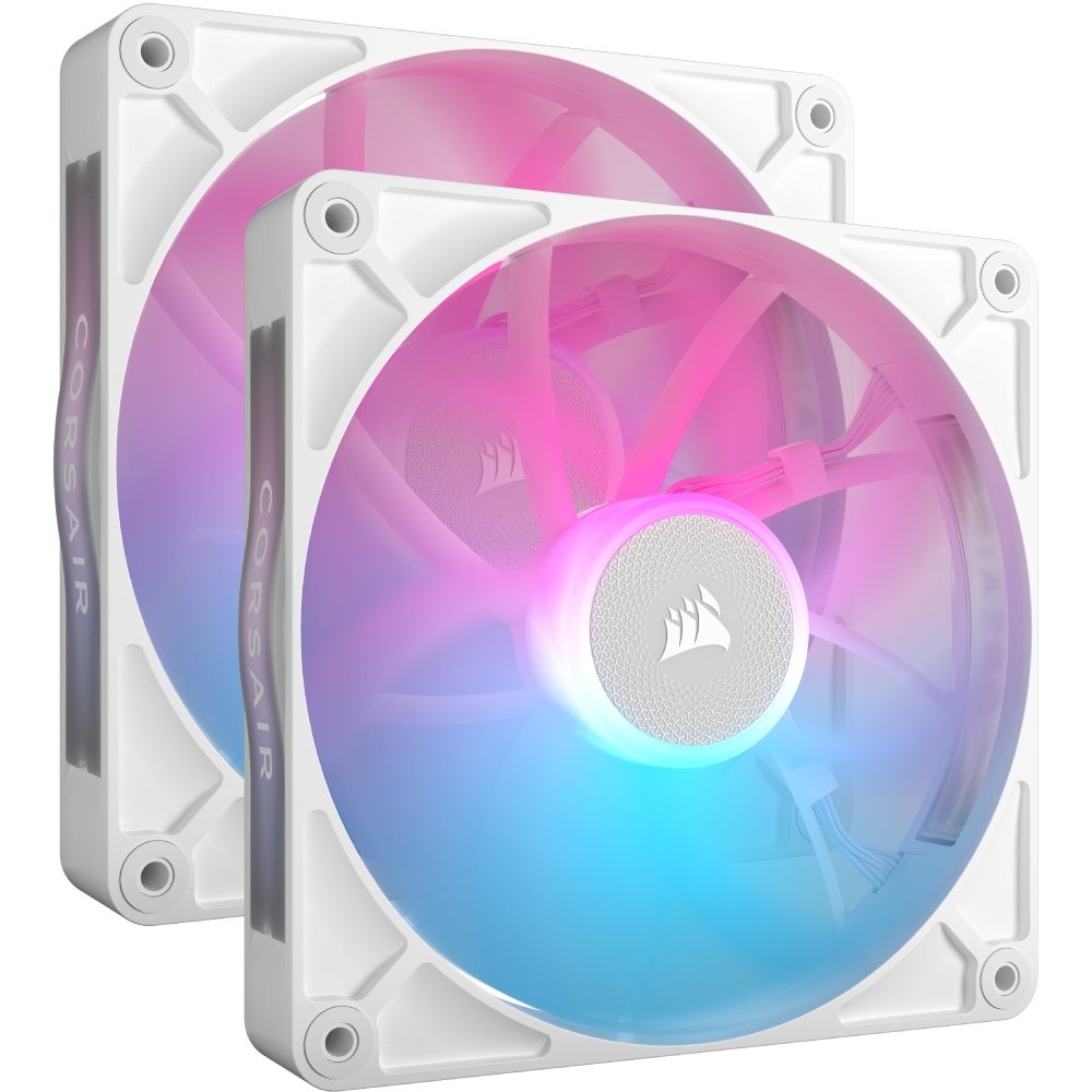Набір корпусних кулерів CORSAIR iCUE Link RX140 RGB PWM White Dual Pack (CO-9051024-WW) Набір корпусних кулерів CORSAIR iCUE Link RX140 RGB PWM White Dual Pack (CO-9051024-WW)