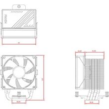 Кулер процессорный ID-COOLING Frozn A400 Black