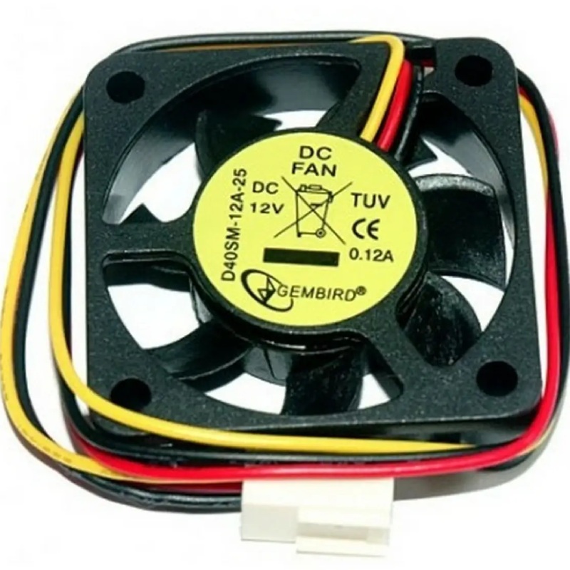 Кулер корпусный GEMBIRD D40SM-12A DC fan 12V 70мм