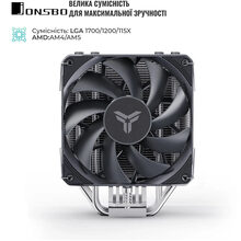 Кулер процессорный JONSBO PISA A4 Gray (PISA A4 Gray)