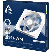 Кулер корпусный ARCTIC P14 PWM White/Transparent (ACFAN00223A)