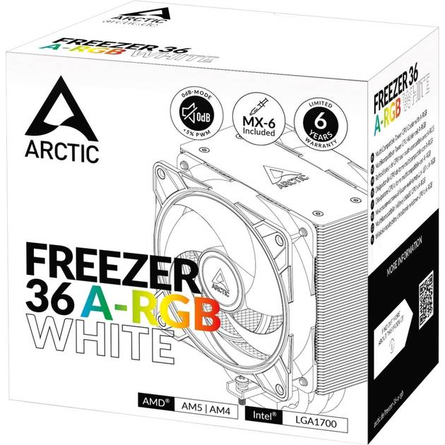 Заказать Кулер процессорный ARCTIC Freezer 36 A-RGB White (ACFRE00125A)