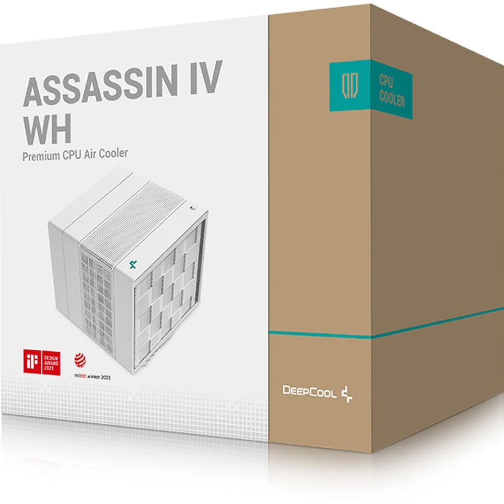 Внешний вид Кулер процессорный DEEPCOOL Assassin IV WH (R-ASN4-WHNNMT-G)