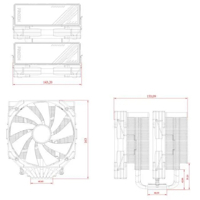 Фото Кулер процессорный ID-COOLING Frozn A720 Black