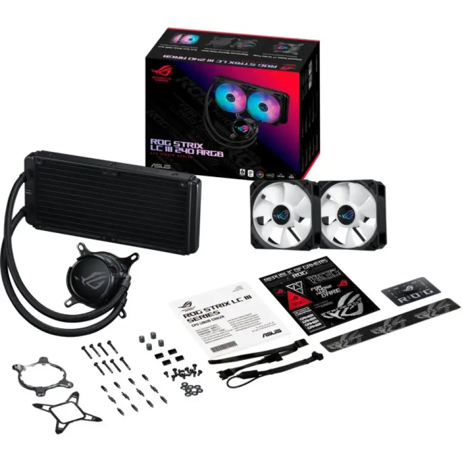 Фото Система водяного охлаждения ASUS ROG Strix LC III 240 ARGB (90RC00S1-M0UAY0)