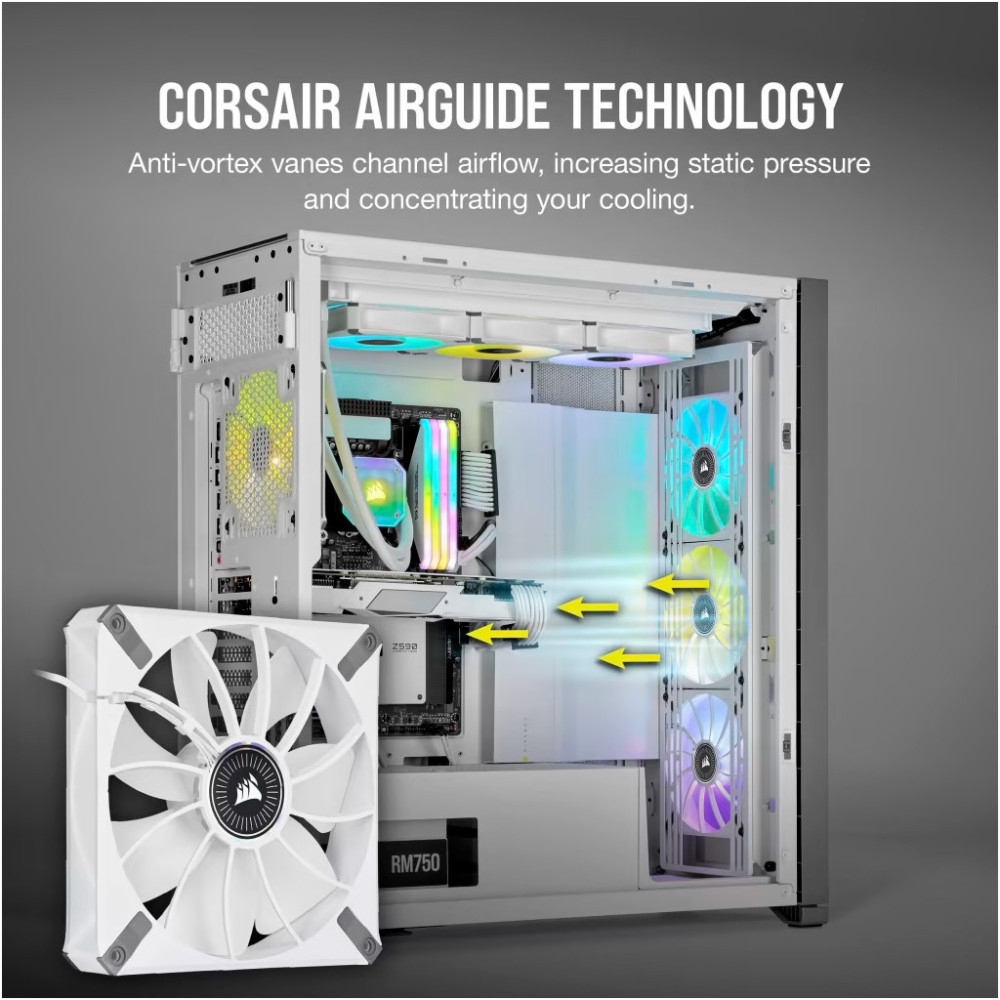 Изображение Набор кулеров корпусных CORSAIR iCUE ML140 RGB Elite Premium Dual Pack (CO-9050119-WW)