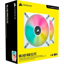 Набор кулеров корпусных CORSAIR iCUE ML140 RGB Elite Premium Dual Pack (CO-9050119-WW)