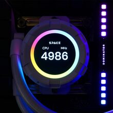 Система водяного охлаждения ID-COOLING Space LCD SL360 XE White (6931393306537)