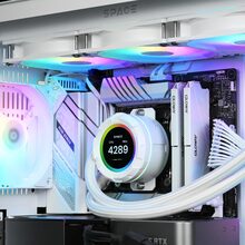 Система водяного охлаждения ID-COOLING Space LCD SL360 XE White (6931393306537)