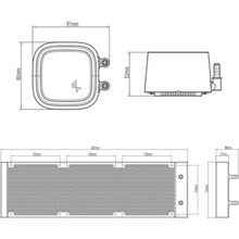 Система водяного охлаждения DEEPCOOL LT720 WH (R-LT720-WHAMNF-G-1)