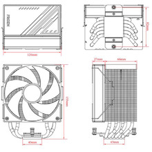 Кулер процесорний ID-COOLING Frozn A610 ARGB White