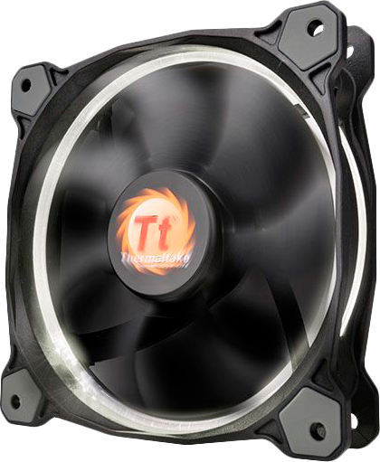 Кулер корпусний THERMALTAKE Riing 12 White LED (CL-F038-PL12WT-A) Підшипник гідравлічний