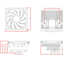 Кулер процессорный ID-COOLING IS-65-XT Black