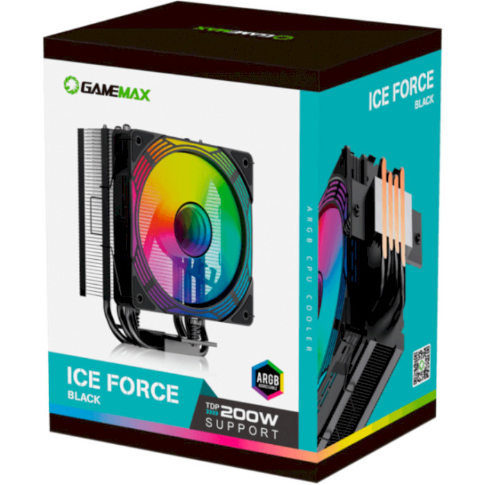 Покупка Кулер процесорний GAMEMAX 200W Ice Force BK