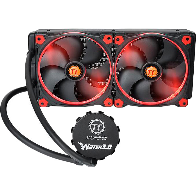 Кулер процессорный THERMALTAKE Water 3.0 Riing Red 280 (CL-W138-PL14RE-A)