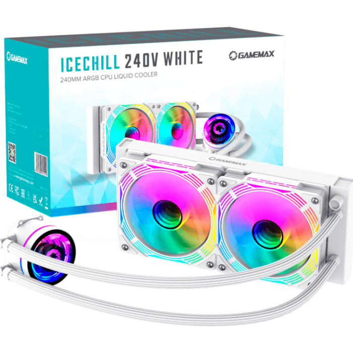 Покупка Система водяного охолодження GAMEMAX IceChill 240V White