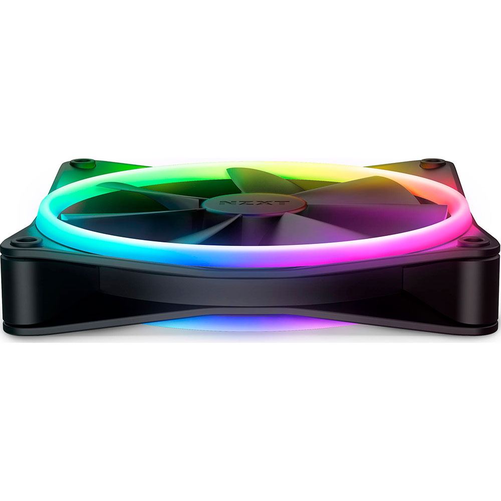 Зовнішній вигляд Кулер корпусний NZXT F140 RGB Duo Black (RF-D14SF-B1)