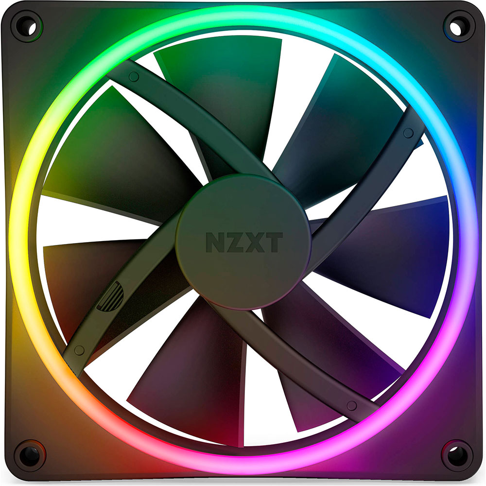 Кулер корпусный NZXT F140 RGB Duo Black (RF-D14SF-B1) Подшипник гидродинамический