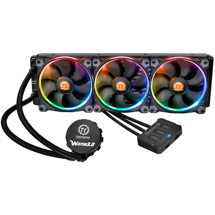 Кулер процесорний THERMALTAKE Water 3.0 Riing RGB 360 (CL-W108-PL12SW-A)