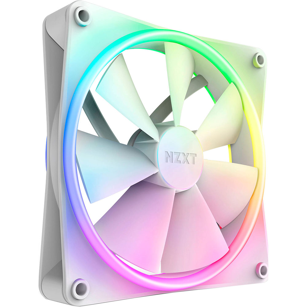 Кулер корпусный NZXT F140 RGB Duo White (RF-D14SF-W1) Подшипник гидродинамический