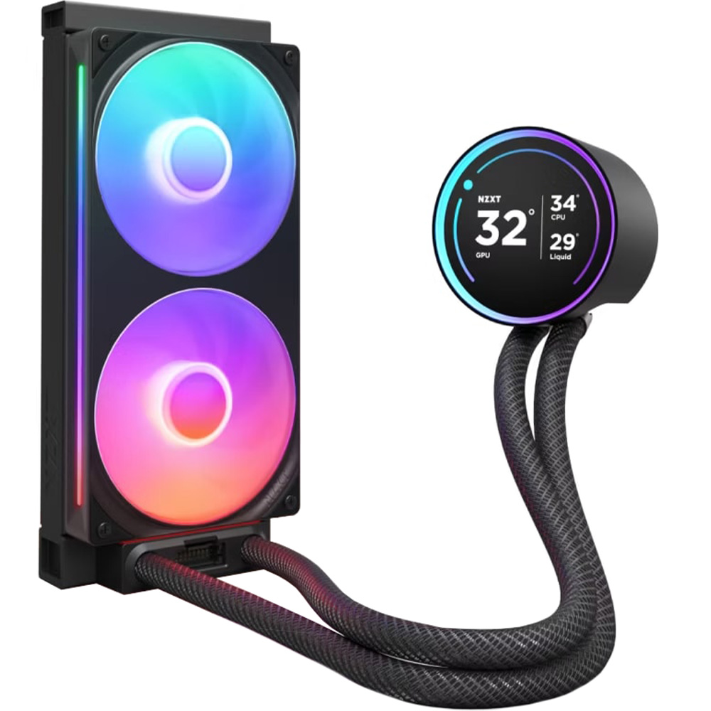 Система водяного охолодження NZXT Kraken Elite RGB 240 mm Black (RL-KR24E-B2) Призначення для процесора