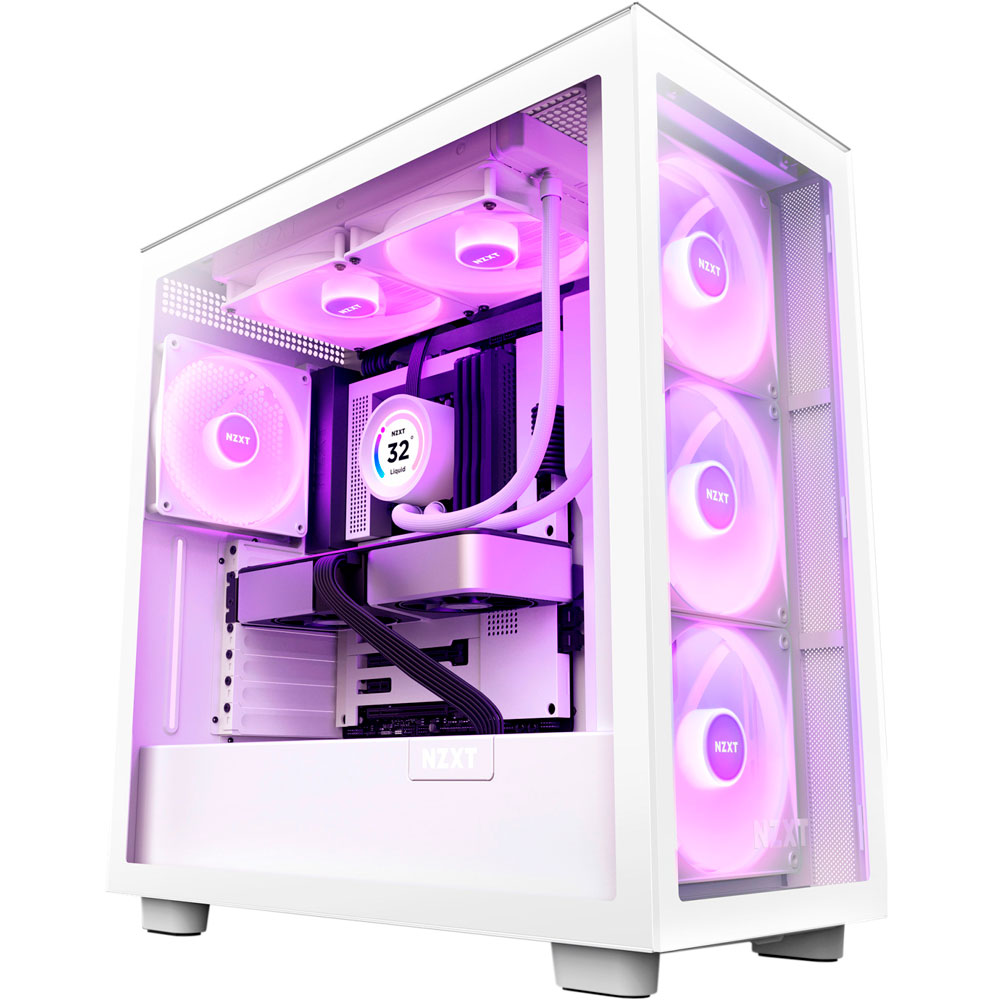 Внешний вид Система водяного охлаждения NZXT Kraken Elite RGB 240 мм White (RL-KR24E-W2)