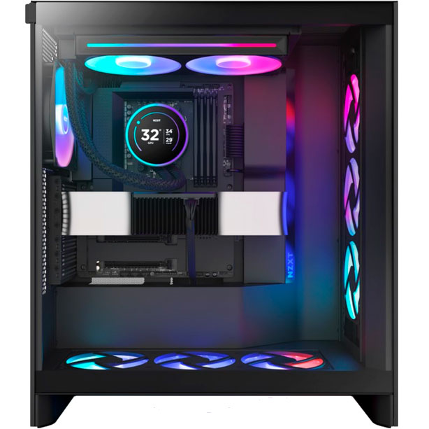 Внешний вид Система водяного охлаждения NZXT Kraken Elite RGB 280 мм Black (RL-KR28E-B2)