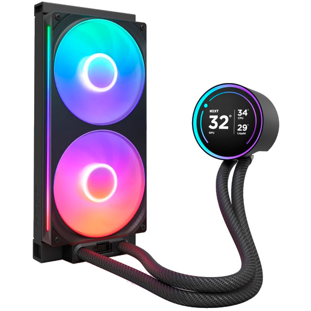 Система водяного охлаждения NZXT Kraken Elite RGB 280 мм Black (RL-KR28E-B2) Назначение для процессора