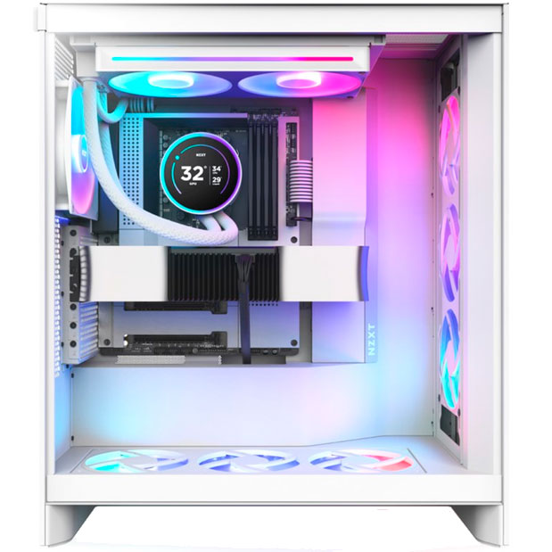 Система водяного охлаждения NZXT Kraken Elite RGB 280 мм White (RL-KR28E-W2) Для сокета 1200