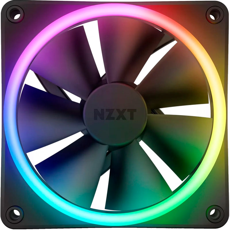 Кулер корпусный NZXT F120 RGB Duo Fan Single Pack Black (RF-D12SF-B1)