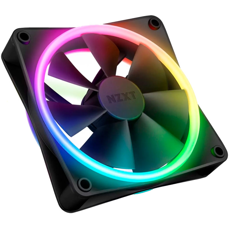 Кулер корпусный NZXT F120 RGB Duo Fan Single Pack Black (RF-D12SF-B1) Назначение для корпуса