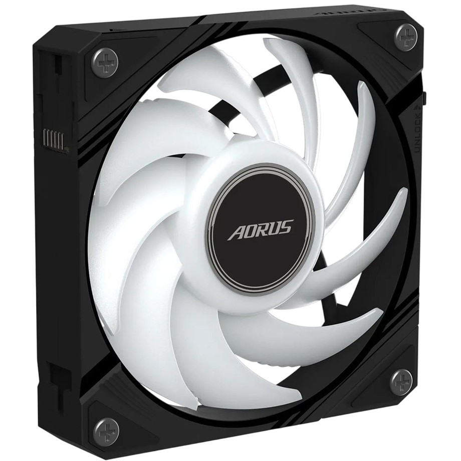 Кулер корпусный GIGABYTE Aorus EZ Chain Fan 120 Black (GP-ECFAN1201) Конструкция системы охлаждения кулер